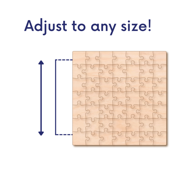 Square puzzle template 7x7 - Image 4