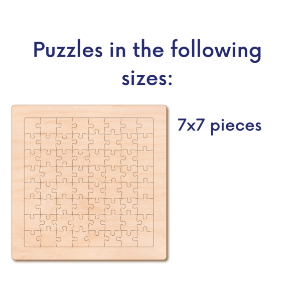 Square puzzle template 7x7 - Image 3