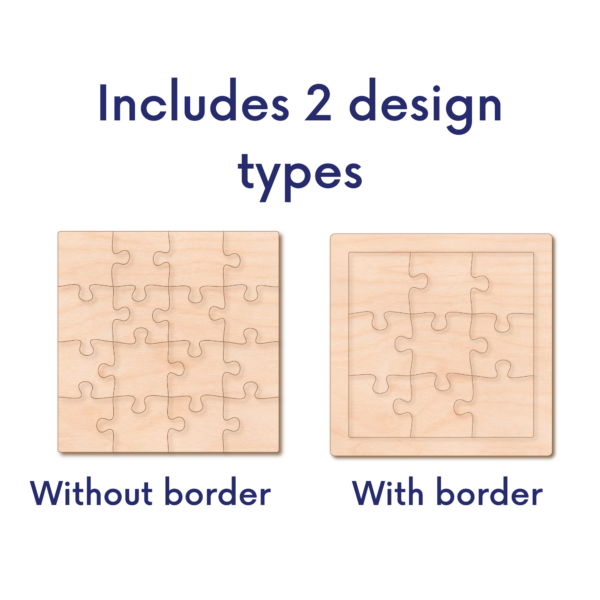 Square puzzle template 7x7 - Image 2