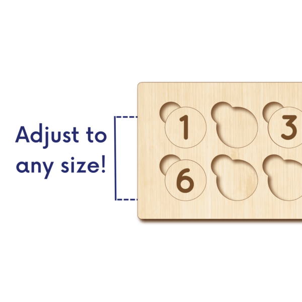 Laser Cut Number Puzzle SVG | Montessori Math Game - Image 3