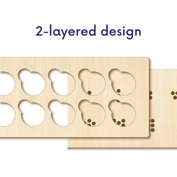 Laser Cut Number Match SVG | Montessori Learning Tool - Image 2