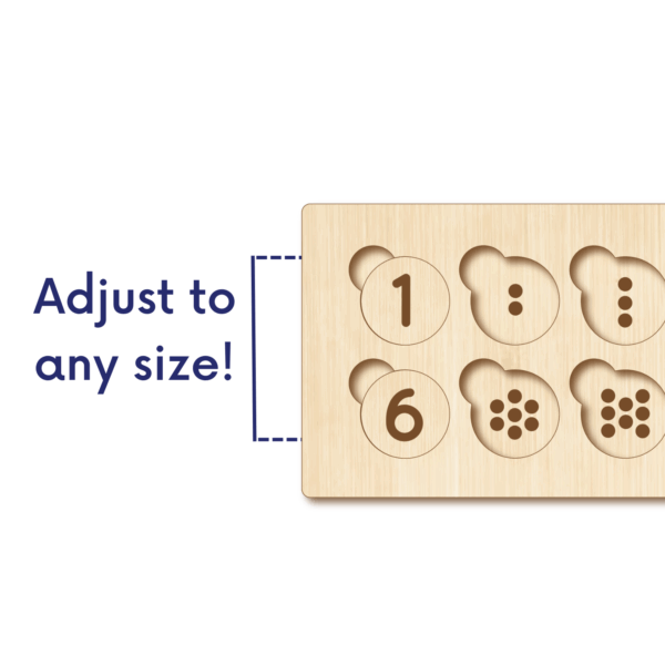 Laser Cut Number Match SVG | Montessori Learning Tool - Image 3