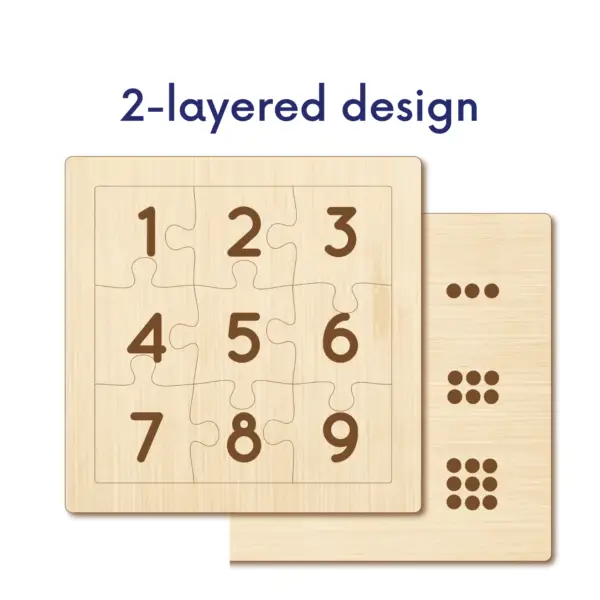 Laser Cut Number Match SVG | Montessori Learning Tool - Image 2