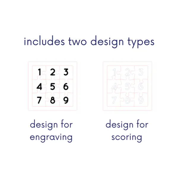 Laser Cut Number Match SVG | Montessori Learning Tool - Image 5