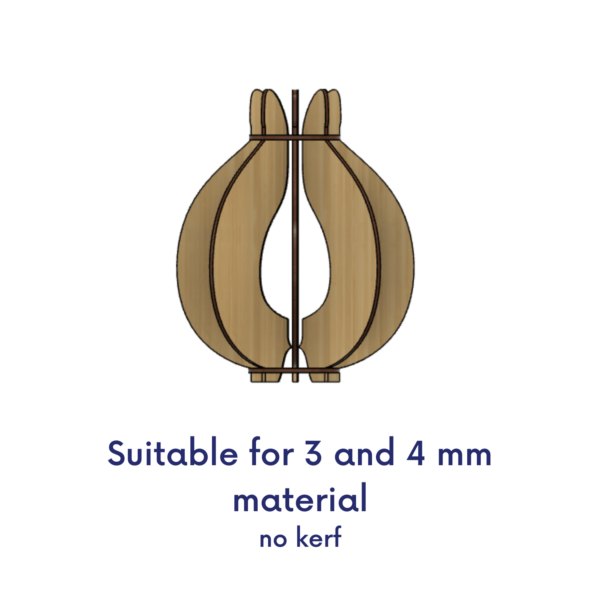 Laser Cut Tulip Vase SVG | Test Tube Flower Holder Design - Image 6
