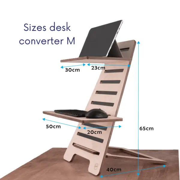 Laser Cut Standing Desk SVG | Adjustable Laptop Stand - Image 2