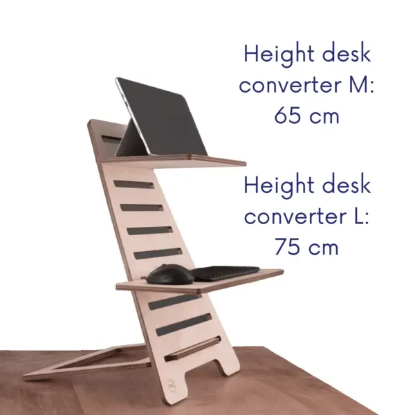 Laser Cut Standing Desk SVG | Adjustable Laptop Stand - Image 4