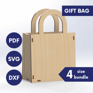 Laser Cut Wooden Box Bundle SVG | 4 Size Gift Set
