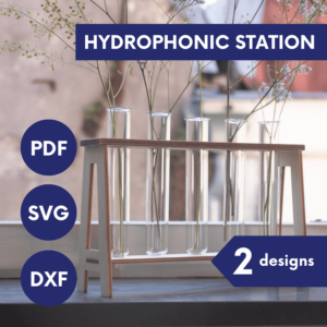 Laser Cut Propagation Station Bundle SVG | 2 Plant Stands