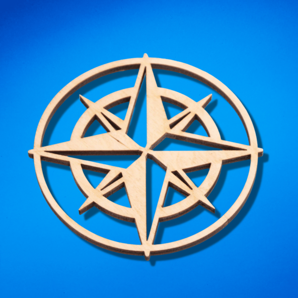 Laser Cut Nautical Coaster SVG | Ocean Theme Drink Set - Image 3