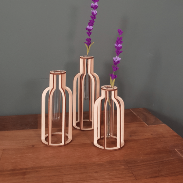 Laser Cut Test Tube Vase SVG | Complete Propagation Station Set - Image 3